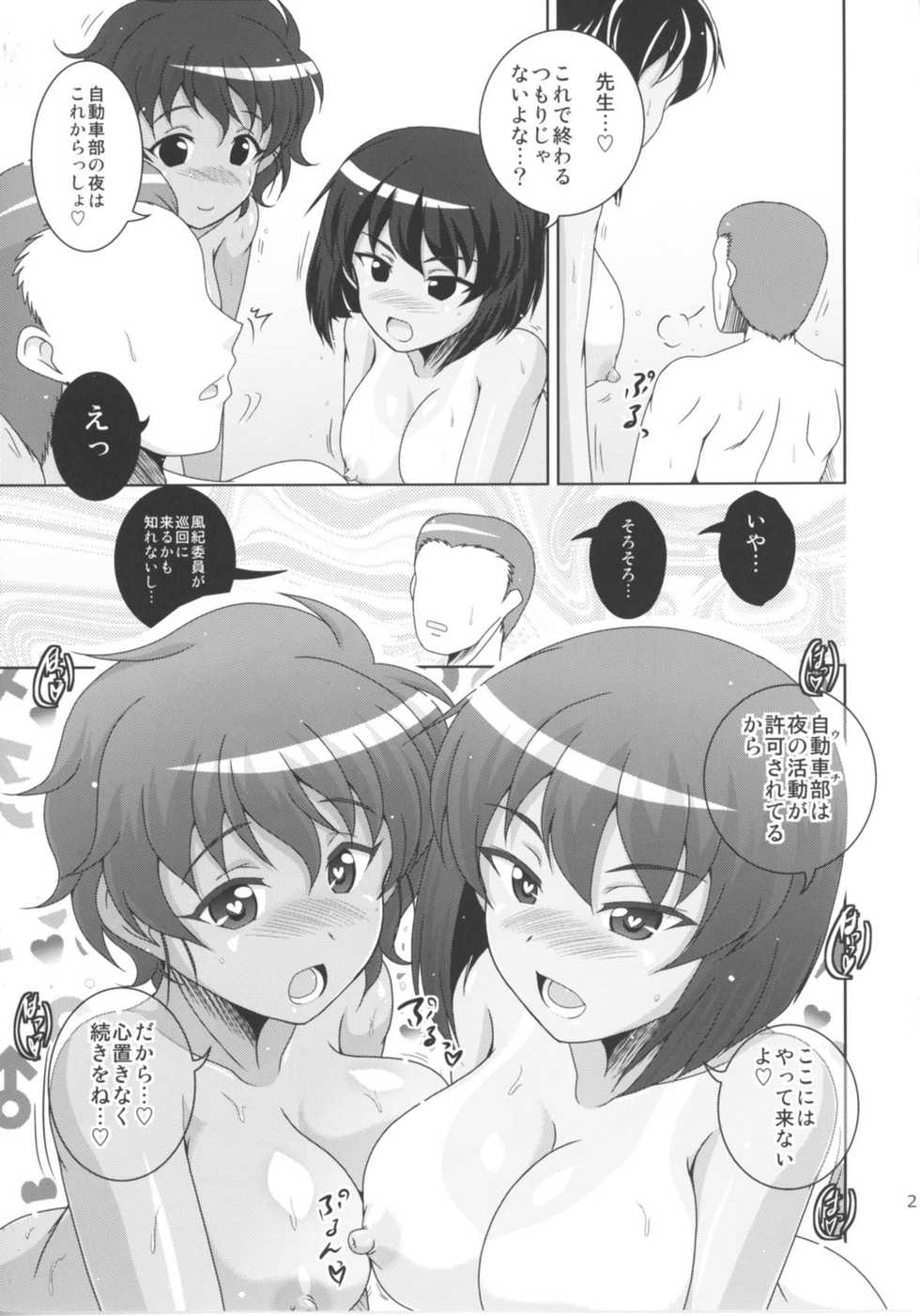 (Panzer Vor! 11) [Kitagawajima (Yohinori)] Bou Senshadou Game no Player ga Jidousha-bu Komon no Baai Daisakusen ~Hoshino Suzuki Hen~ (Girls und Panzer) - Page 22