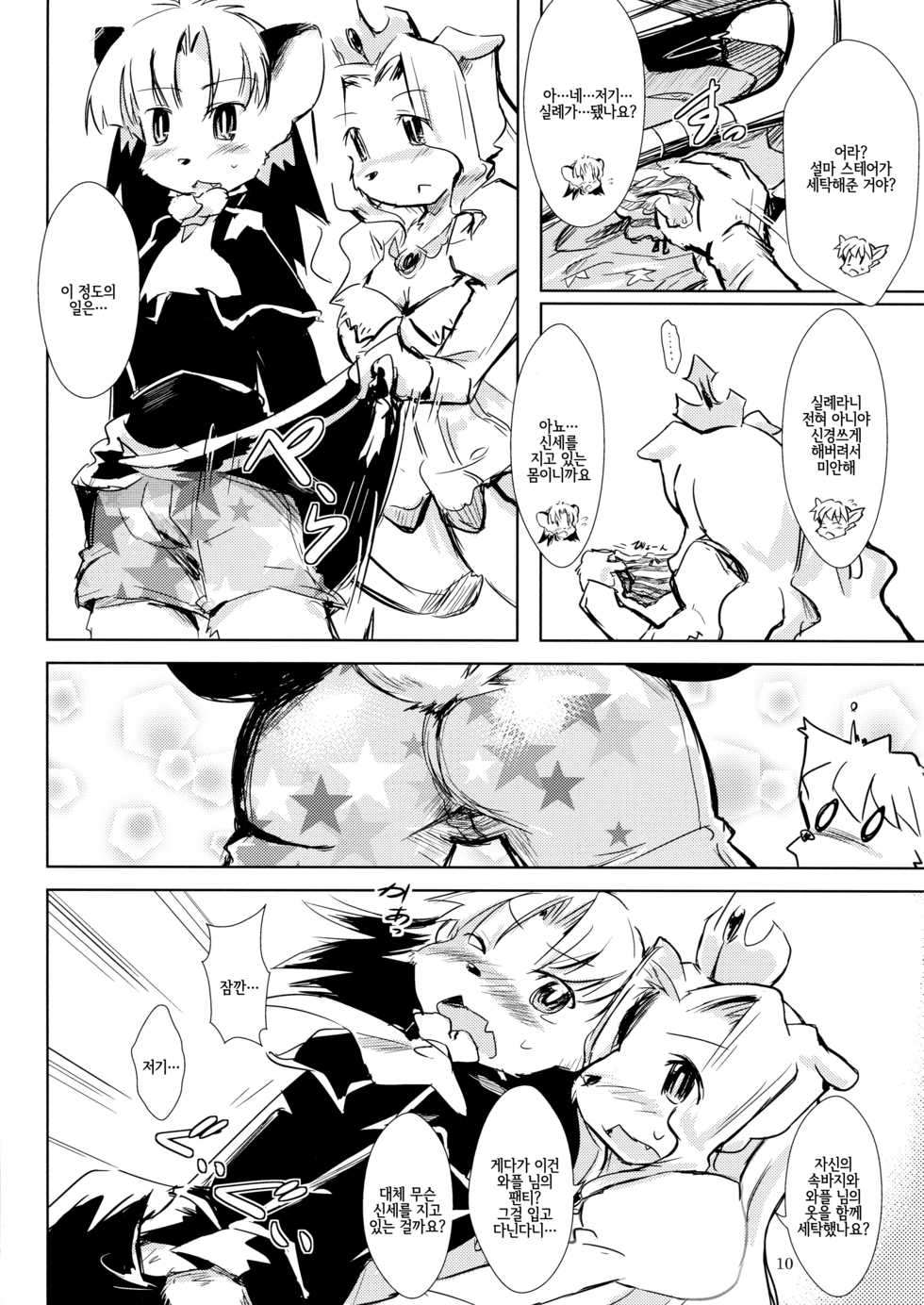 (C85) [Space Baron, Bakuneko''' (MATRA-MICA)] Shippo-tachi no Gogo (Tail Concerto) [Korean] [LWND] - Page 9