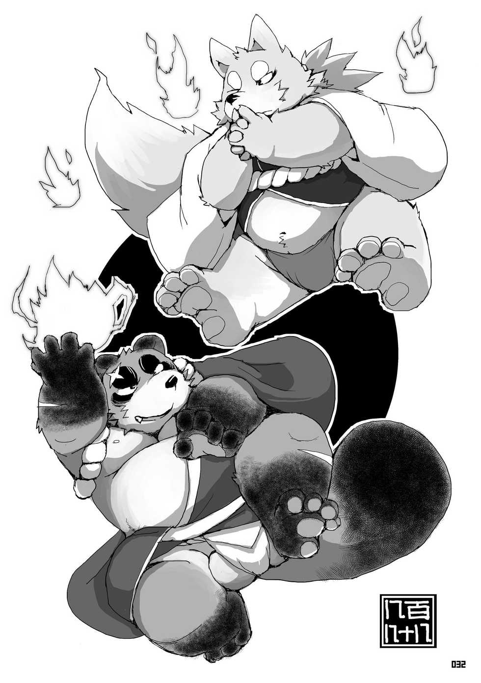 [Fuwamoko Honpo (Various)] Tanuki kitsune [Digital] - Page 30