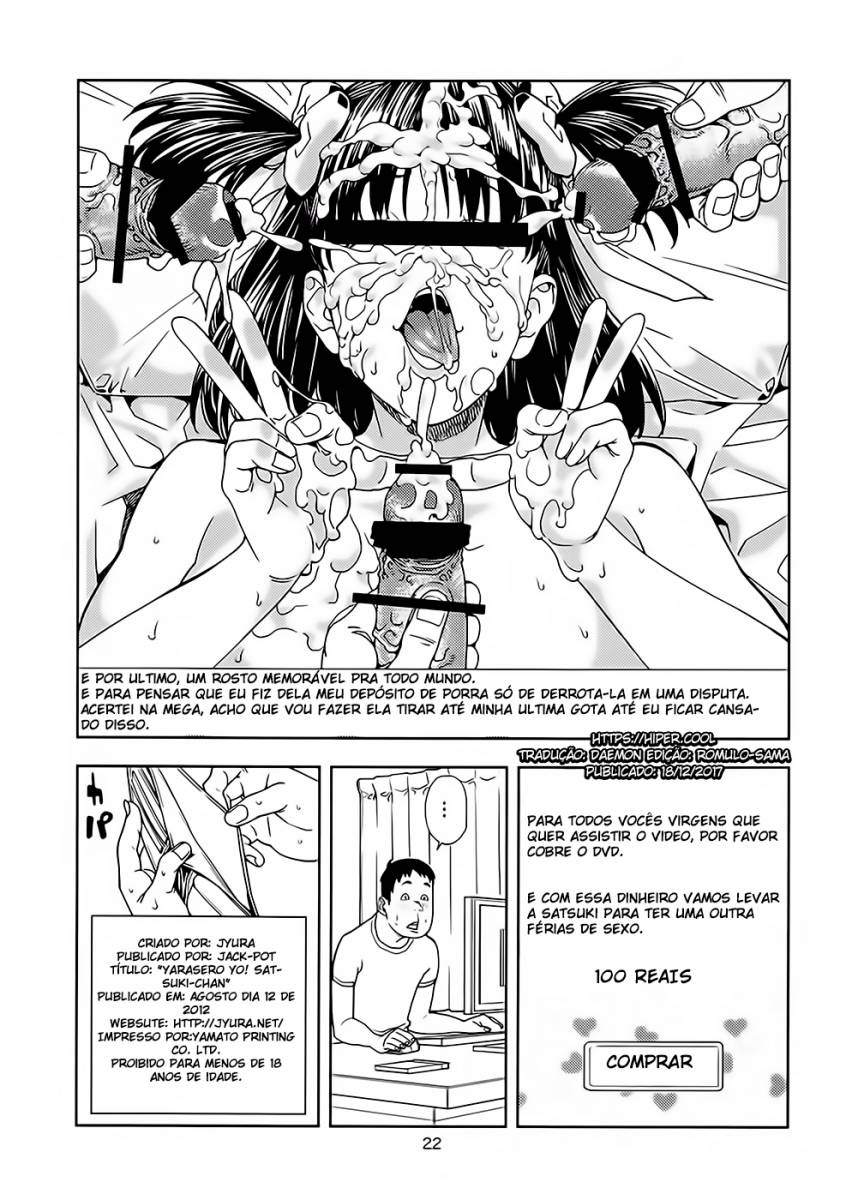(C82) [JACK-POT (Jyura)] Yarasero yo! Satsuki-chan (Tsukiatte yo! Satsuki-chan) [Portuguese-BR] [Hiper.cooL] - Page 21