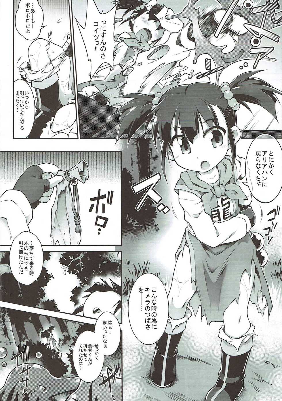 (C93) [Tomoshibiya Koubou (Tomoshibi Hidekazu)] Zettai Slime nanka ni Maketari Shinai! (Dragon Quest III) - Page 3