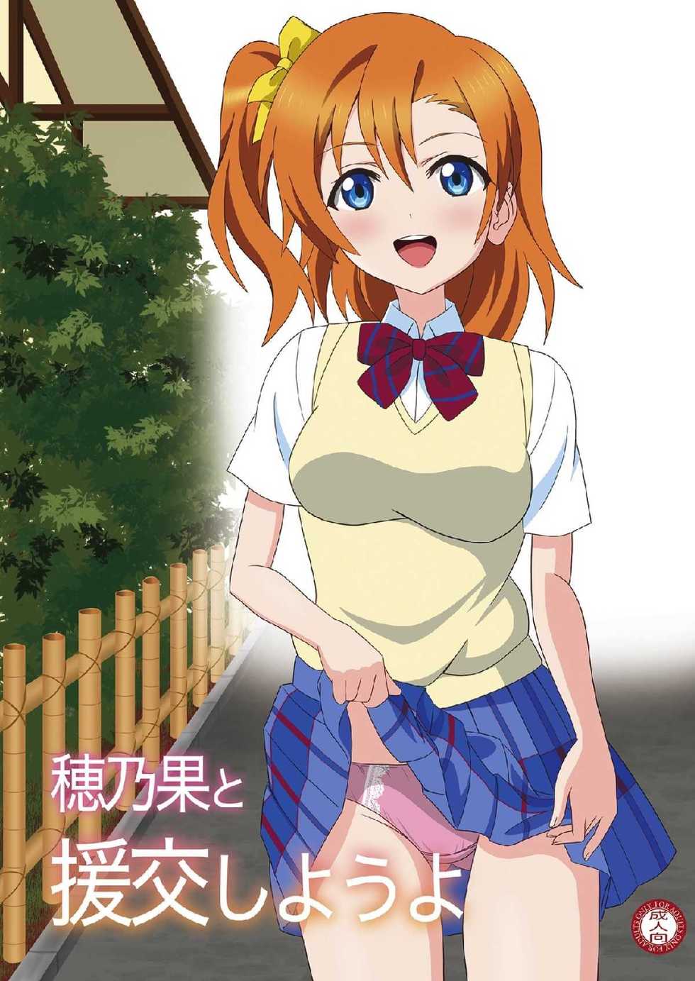 [MagicalFlight (Juujou Tatami)] Honoka to Enkou shiyou yo (Love Live!) [Russian] [Digital] - Page 1