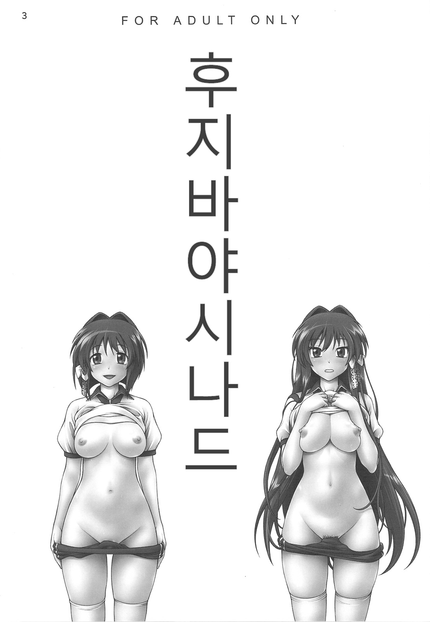 (COMIC1☆3) [Kensoh Ogawa (Fukudahda)] Fujibayashi Nado - Fujibayashi Twins After Story | 후지바야시 나드 (Clannad) [Korean] [rutD] [Decensored] - Page 2