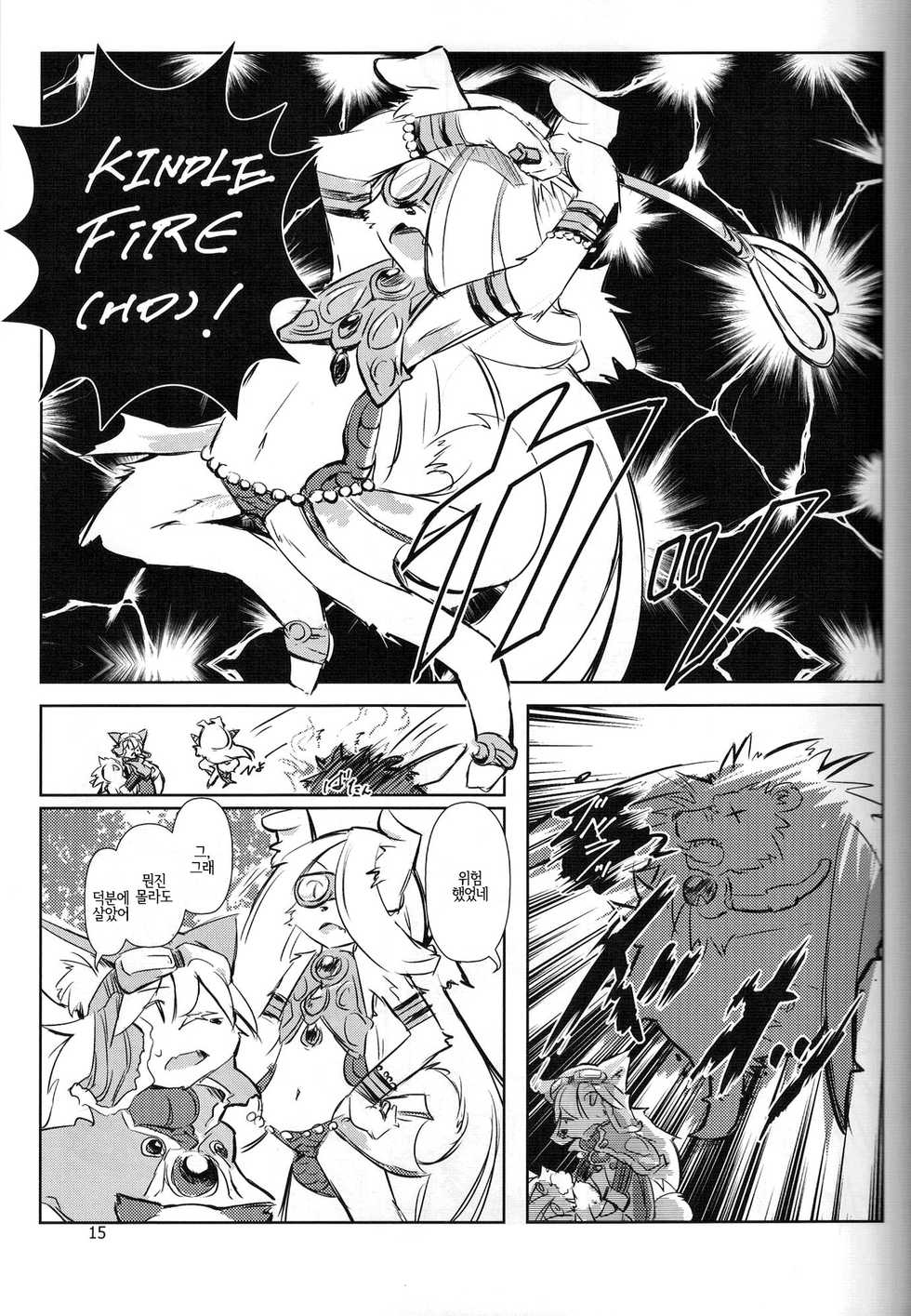 (C87) [Quad Prime (MATRA-MICA)] 219 Days Tale | 219 데이즈 테일 (Solatorobo) [Korean] [LWND] - Page 14