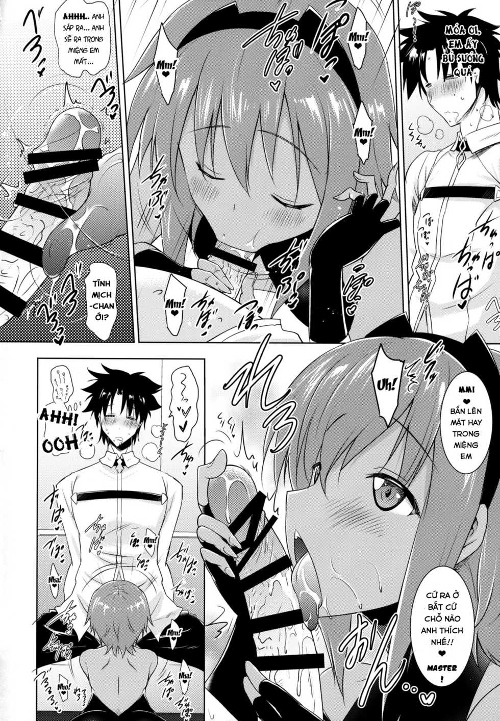 (SC2017 Winter) [Syunkan Saidaihusoku (Pony R)] Seihitsu-chan to no Nukinuki Seikatsu (Fate/Grand Order) [Vietnamese Tiếng Việt] [Myon] - Page 9