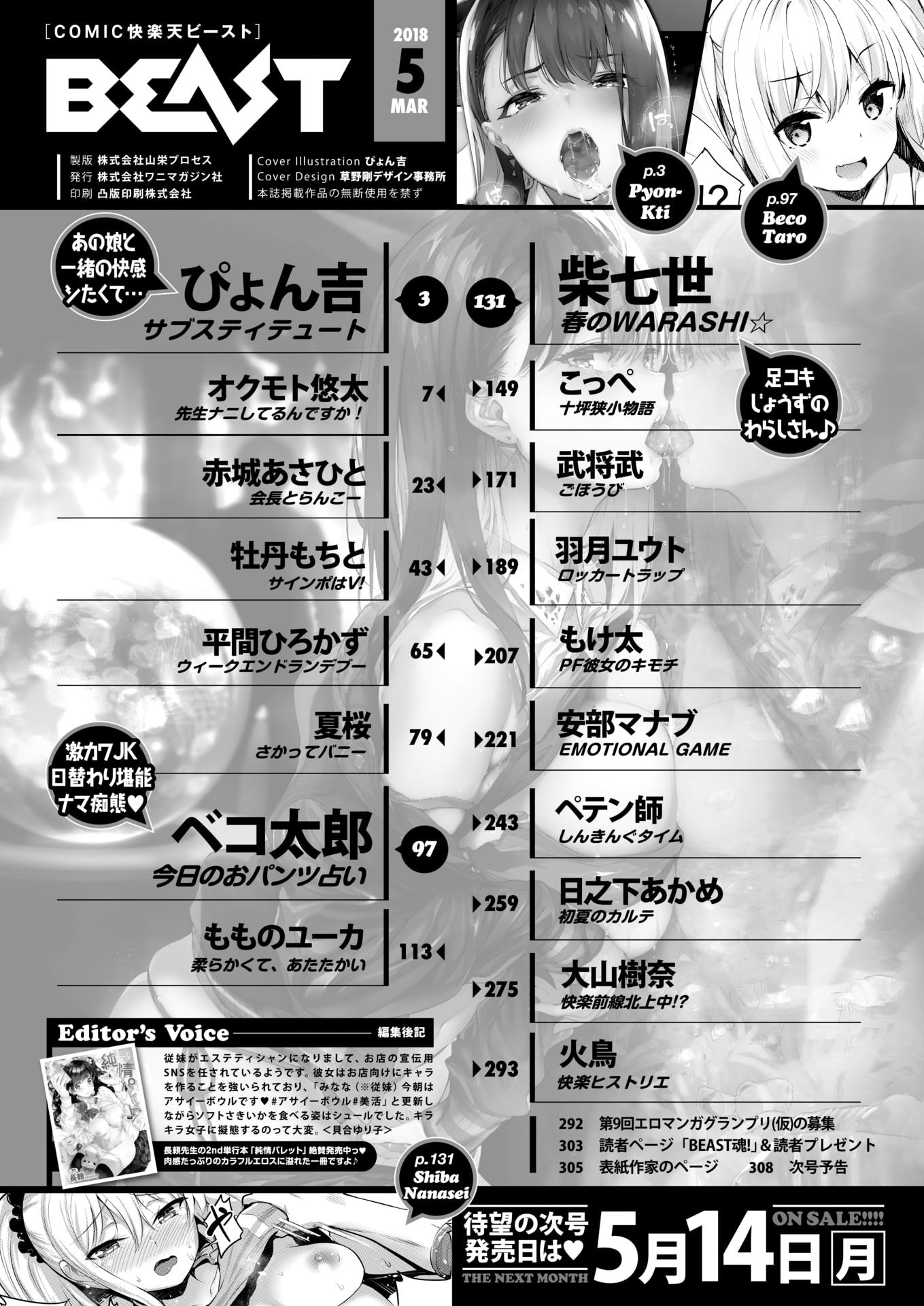 COMIC Kairakuten BEAST 2018-05 [Digital] - Page 3