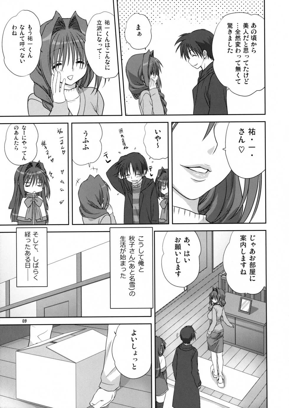 (C76) [Mitarashi Club (Mitarashi Kousei)] Akiko-san to Issho 4 (Kanon) [Decensored] - Page 8