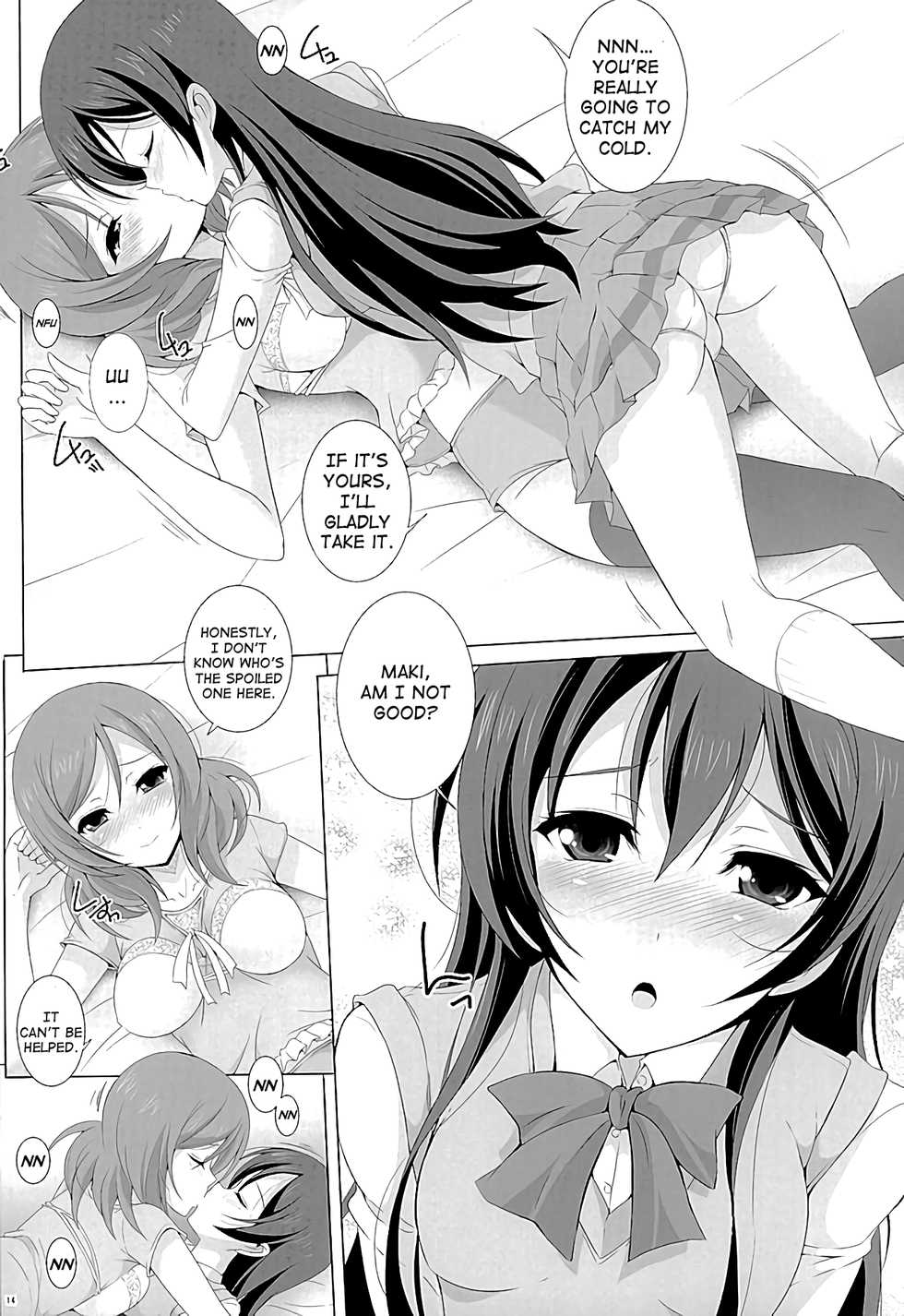(Bokura no Love Live! 11) [Rivajima (Yajima Index)] UmiMaki Roll (Love Live!) [English] - Page 12