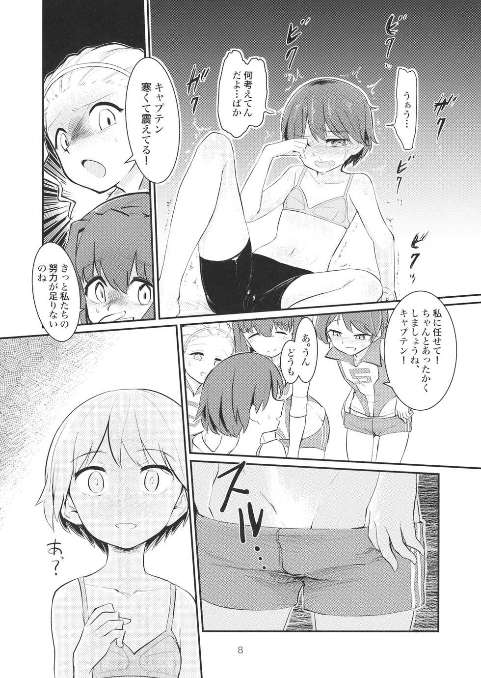(C89) [Yakitate Jamaica (Aomushi)] Yowatta Captain o Mawasu Hon (Girls und Panzer) - Page 7