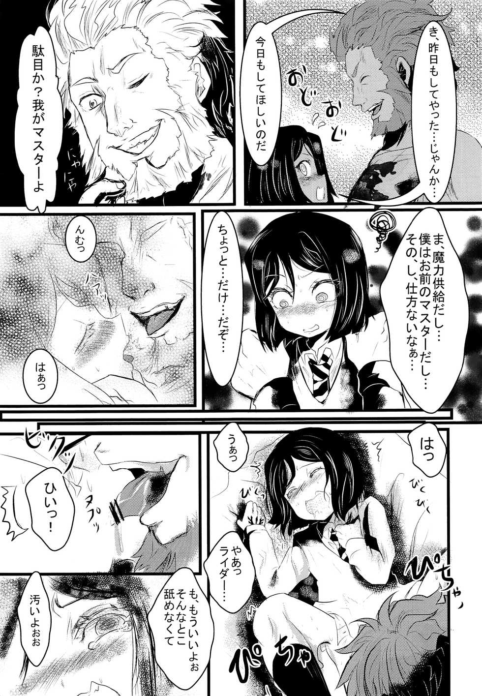 (Ou no Utsuwa 16) [★☆ Hibari ☆★ (Yukimi)] Suki Nante Iwanai! (Fate/Zero) - Page 8