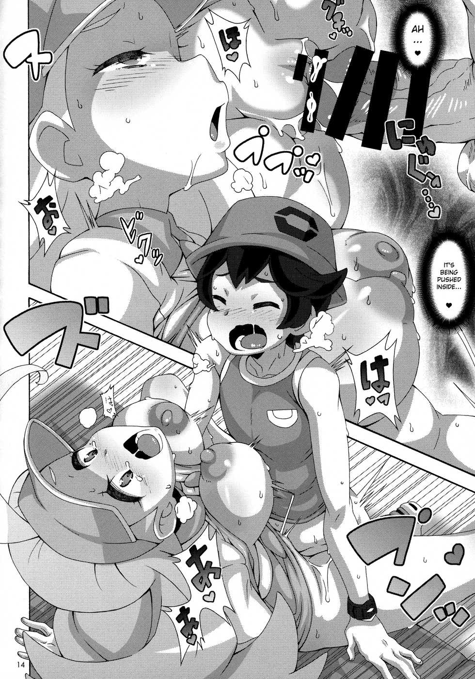 (C93) [Akusei-Shinseibutsu (Nori)] Kahili Pro no Hole in One Lesson (Pokémon Sun and Moon) [English] [PerceptivePercival] - Page 13