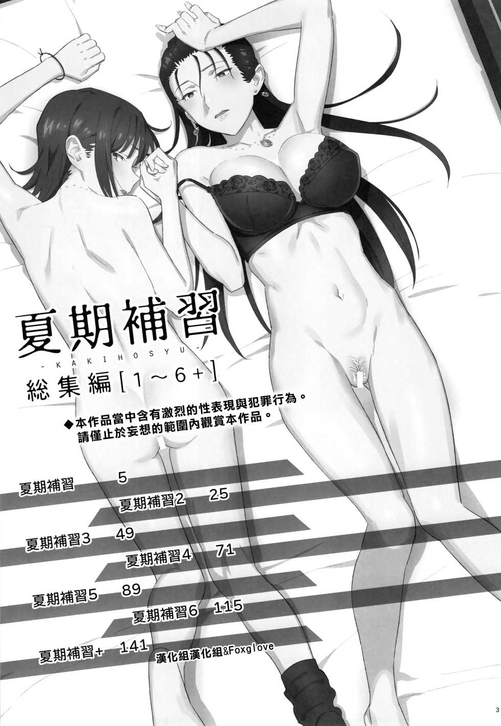 (C91) [Hito no Fundoshi (Yukiyoshi Mamizu)] Kaki Hoshuu Soushuuhen 1~6+ [Chinese] [漢化組漢化組×Foxglove] - Page 3