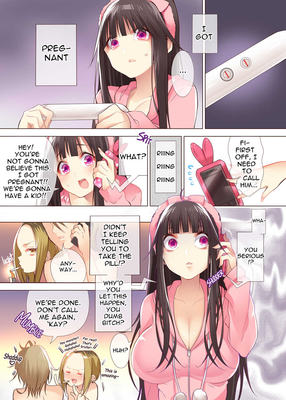 [Triangle! (Hattori Masaki)] The Princess of an Otaku Group Got Knocked Up by Some Piece of Trash So She Let an Otaku Guy Do Her Too!? [English] [2d-market.com] [Decensored] [Digital] - Page 14