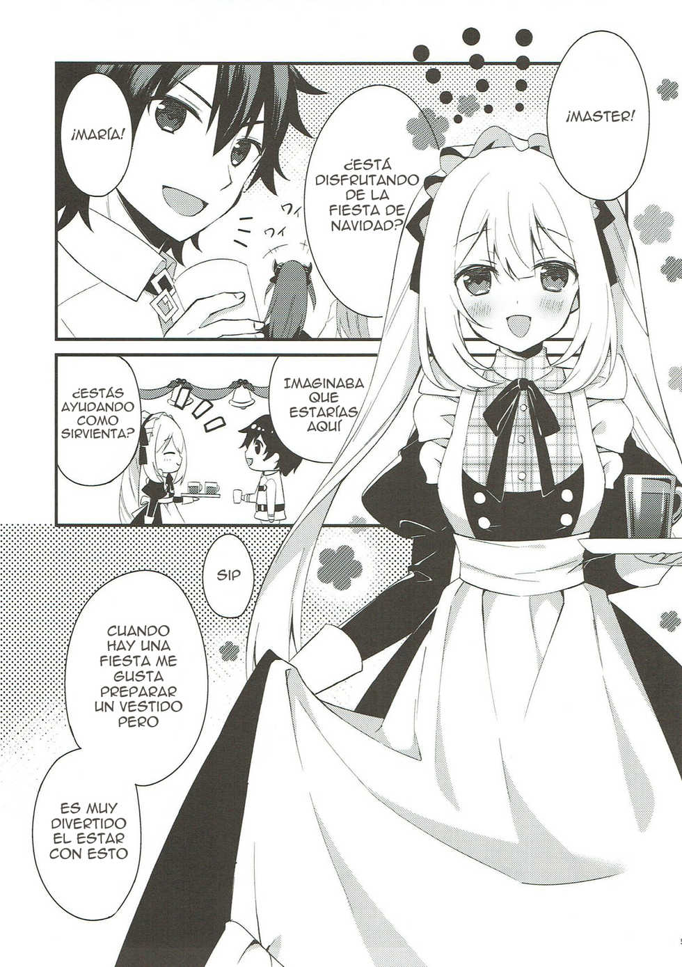 (C93) [stripe orange (Sumisaki Yuduna)] Marie ni Yasashiku Shite Kudasai ne? | Por favor, sé gentil con María ¿sí? (Fate/Grand Order) [Spanish] [Jamenesles] - Page 3