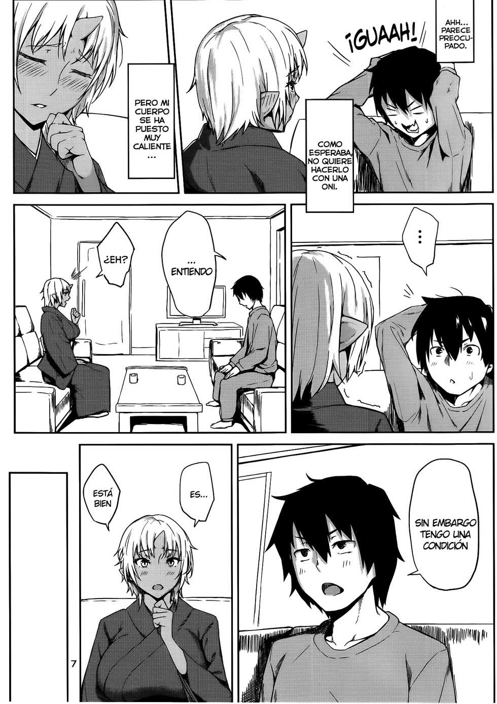 (C89) [Obumanjuu (obmas)] Hatsujouki | Oni en celo [Spanish] [NTINFS] - Page 6