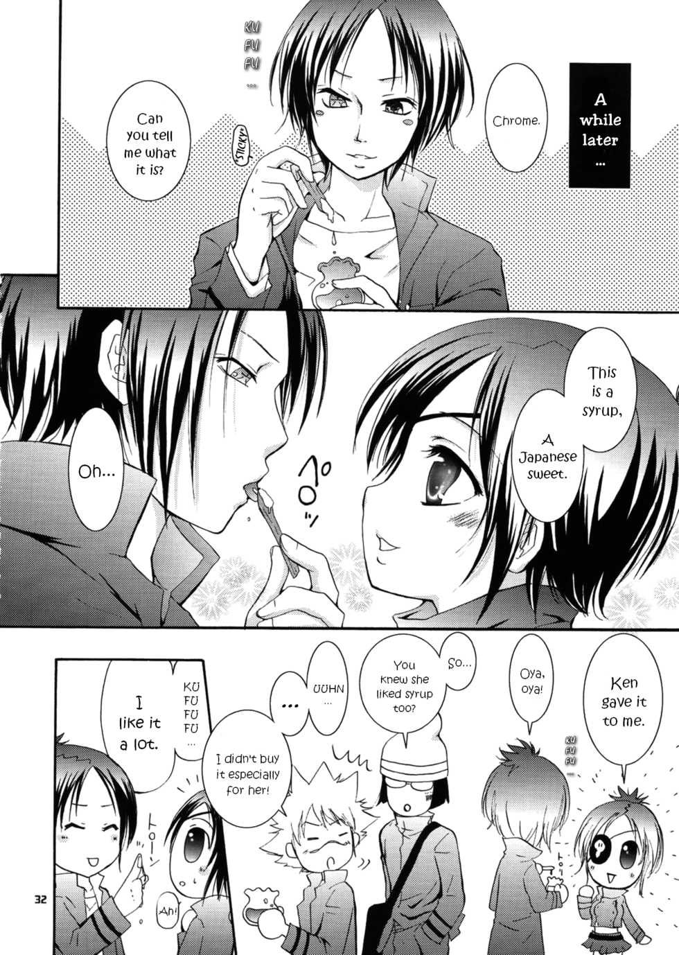 [Kotonoya (Kirihara Futaha)] OVER NIGHT (Katekyo Hitman REBORN!) [English] [Marie] - Page 32