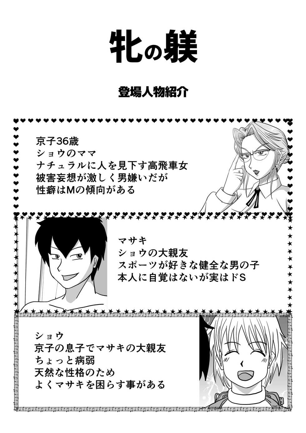 [SunSun LAB (Ogakuzu)] Mesu no Shitsuke - Page 2
