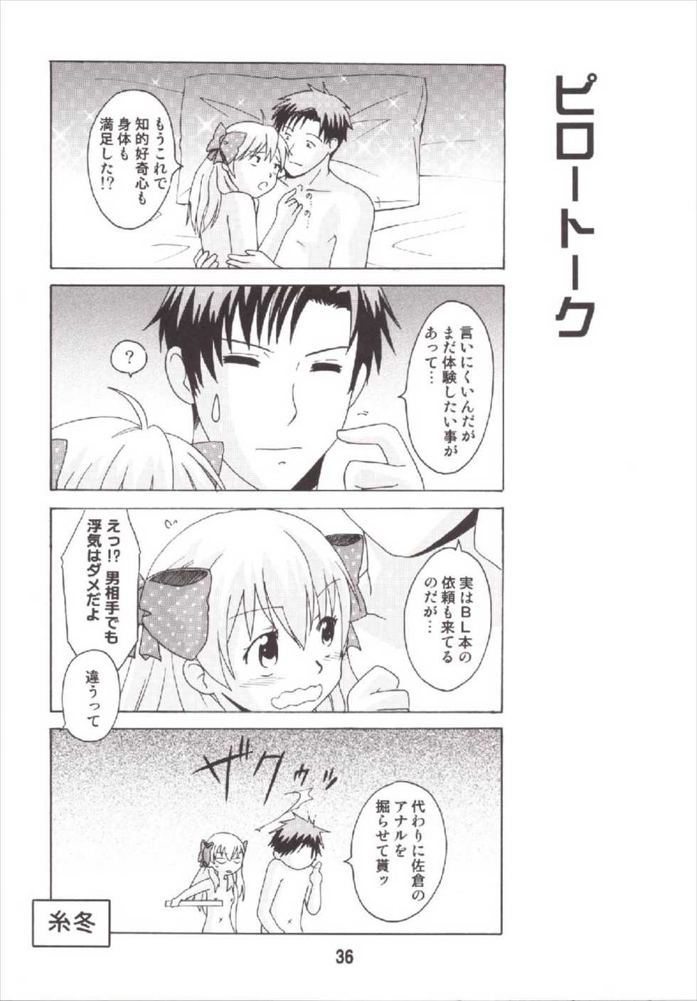 (C87) [Shinohara Heavy Industry (Various)] Seinen Manga Chiyo-chan (Gekkan Shoujo Nozaki-kun, Kantai Collection -KanColle-) - Page 36