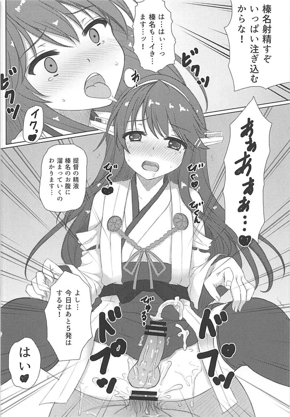 (C91) [Aki no Yonaga ni Yoiyami ni (Nagatsuki Rio)] Haruna-kun Celebration (Kantai Collection -KanColle-) - Page 23