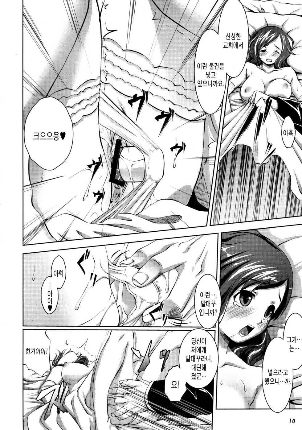 (C76) [Nanatsu no Kagiana (Nanakagi Satoshi)] Hanarerarenai... [Korean] - Page 9