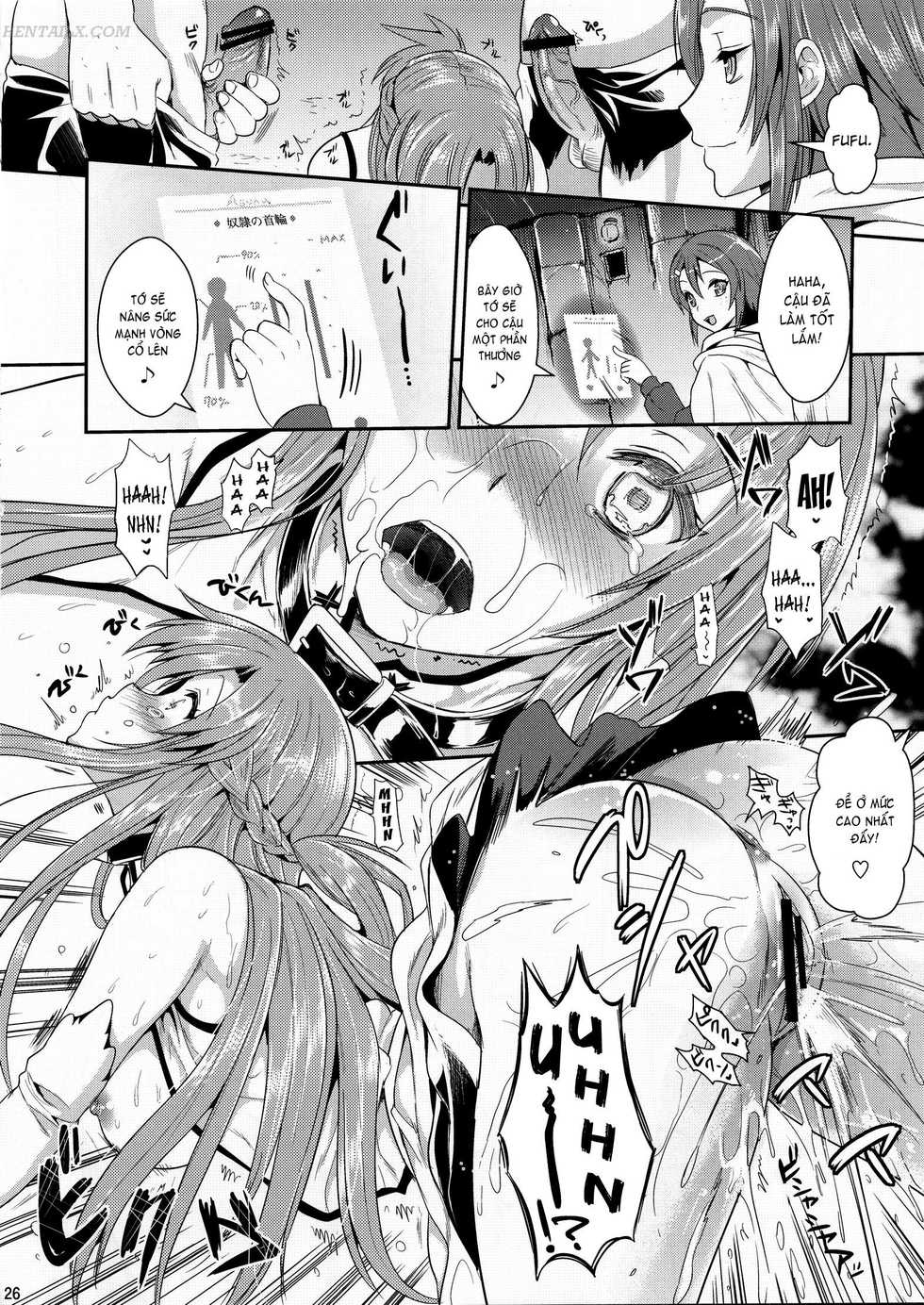 [YURIRU-RARIKA (Kojima Saya, Lazu)] Shujou Seikou II β | Captive Sex II β (Sword Art Online) [Vietnamese Tiếng Việt] [LXERS] - Page 25