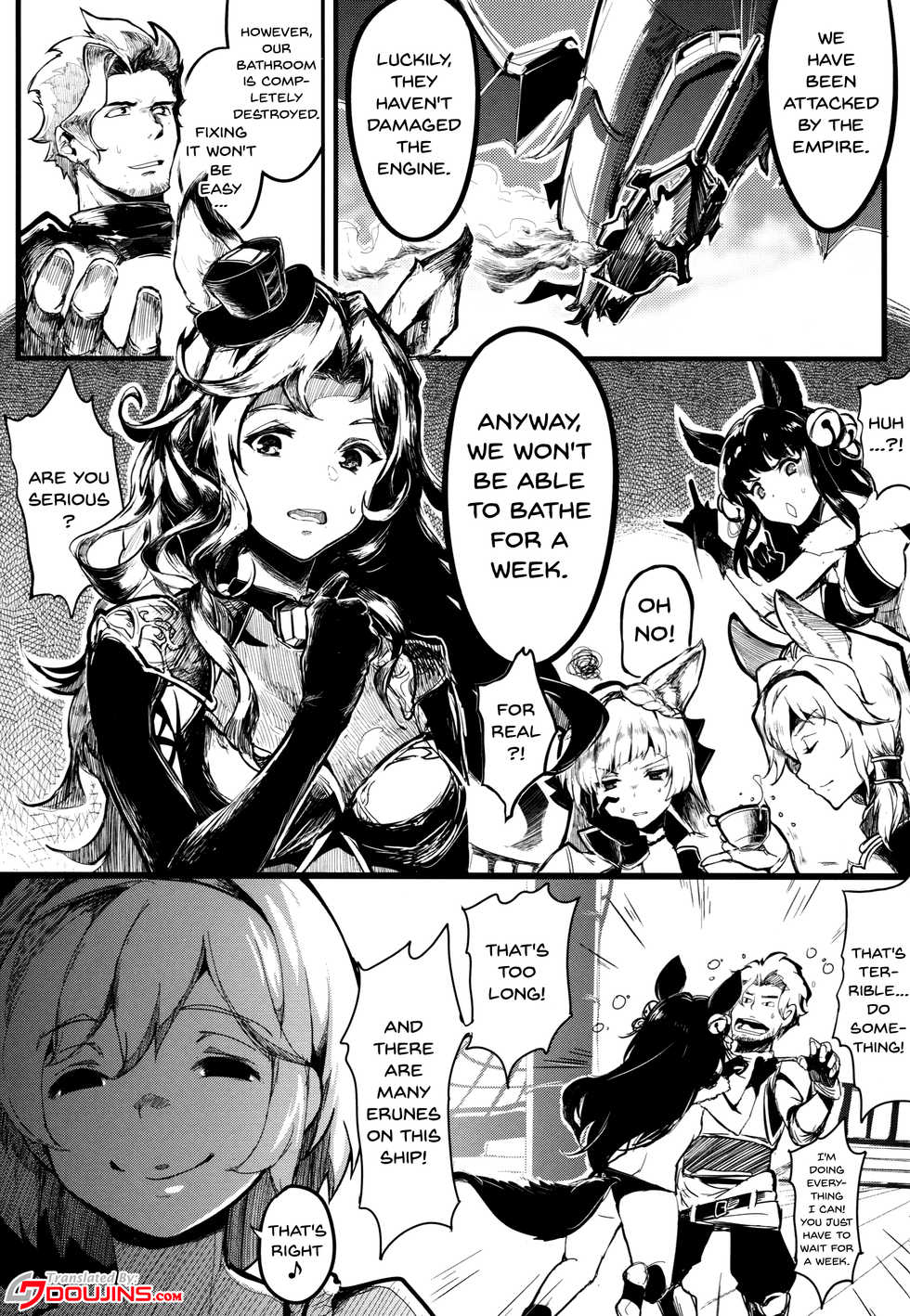 (C92) [Gyokotsu Kouzou (Kapo, Sakanahoshi)] CANID GIRLS ROCK  (Granblue Fantasy) [English] [Doujins.com] - Page 2