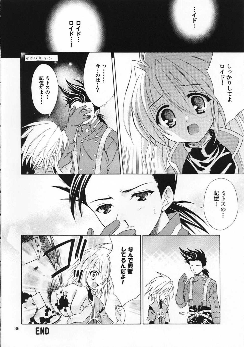 [Sorairo March (Narusawa Sora)] Sairoku Symphonia (Tales of Symphonia) - Page 35