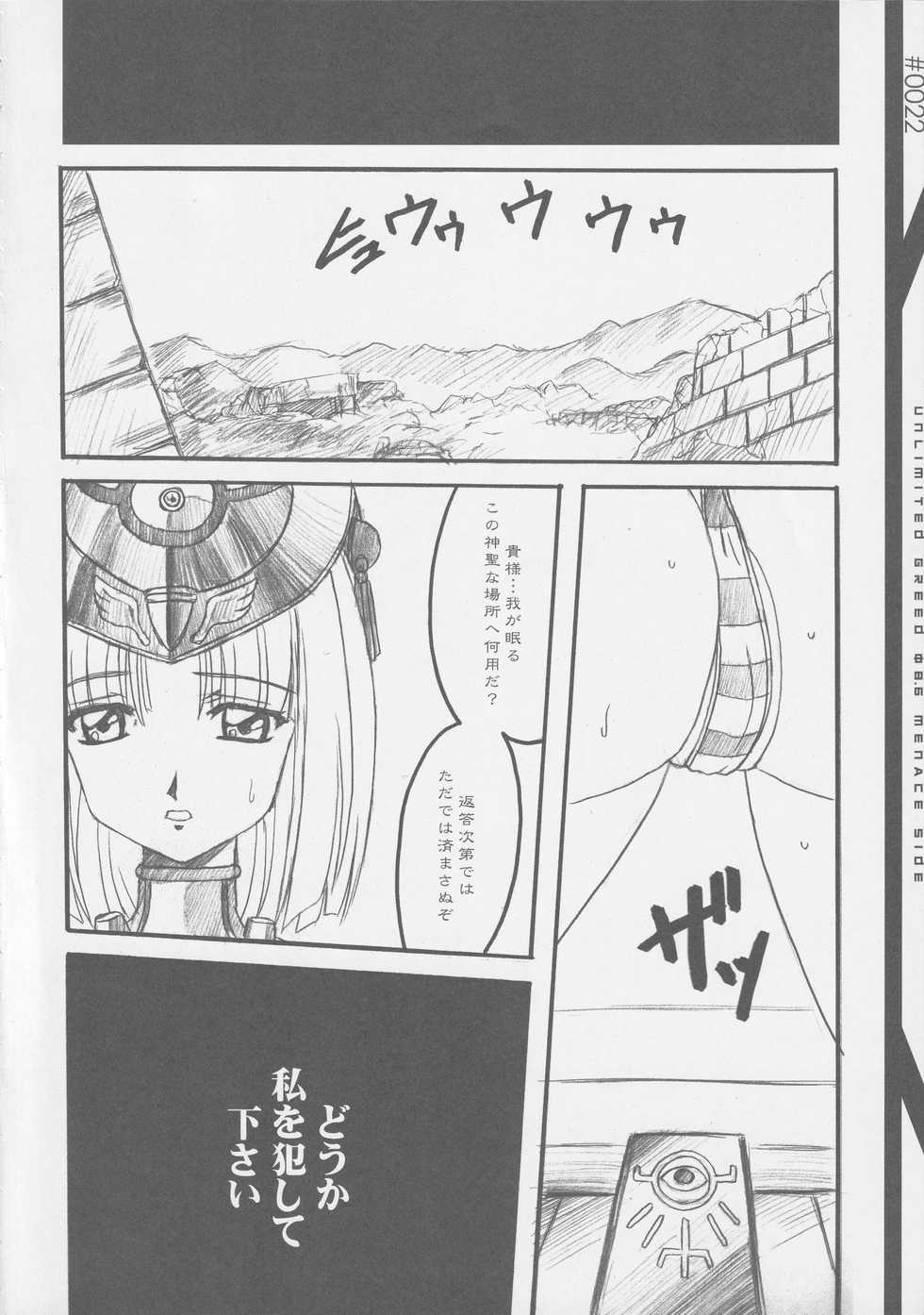 (SC37) [Wakanaya (Kappa Yoshimi)] UNLIMITED GREED 08.6 (Queen's Blade) - Page 23
