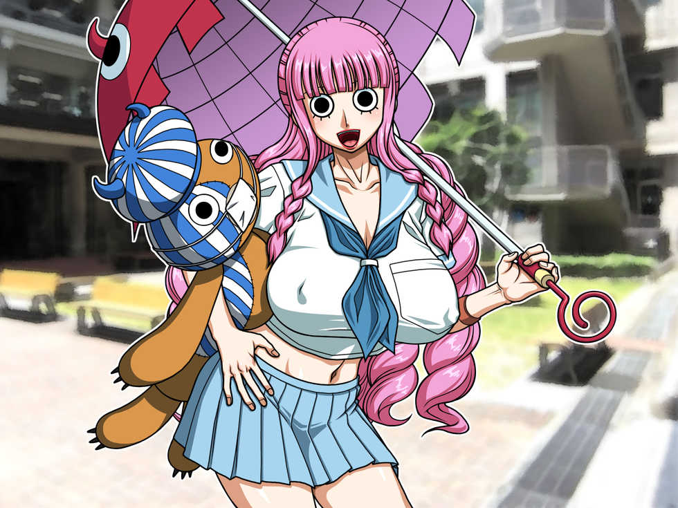 [Garou Damenade] Gashuu Damenade "Shiritsu Grand Gakuen wa Hanabira Daikaiten!!" (One Piece) - Page 33