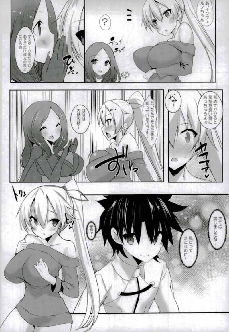 (C93) [Kansen Shoujo (Noto Kurumi)] PuniPuni SERVANT Shounen Master ga Inferno-san o Suki Houdai ni Suru Hi (Fate/Grand Order) - Page 5