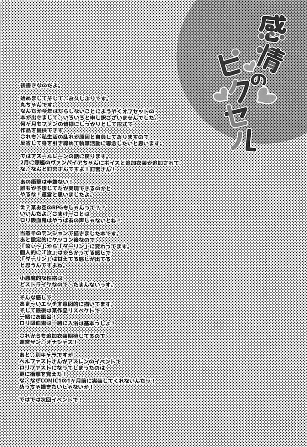 (COMIC1☆13) [HappyBirthday (MARUchang)] Kanjou no Pixel (Azur Lane) - Page 16