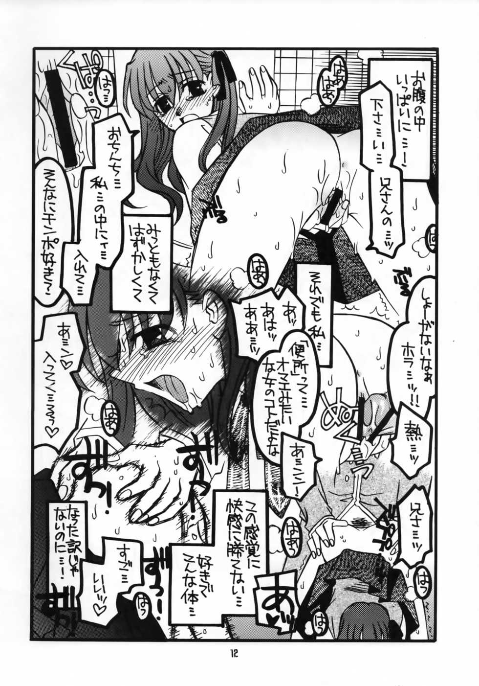(C66) [Squall (Takano Uaka)] Sakura-chan to Rider-san Chotto Erogimi Hon (Fate/stay night) - Page 11