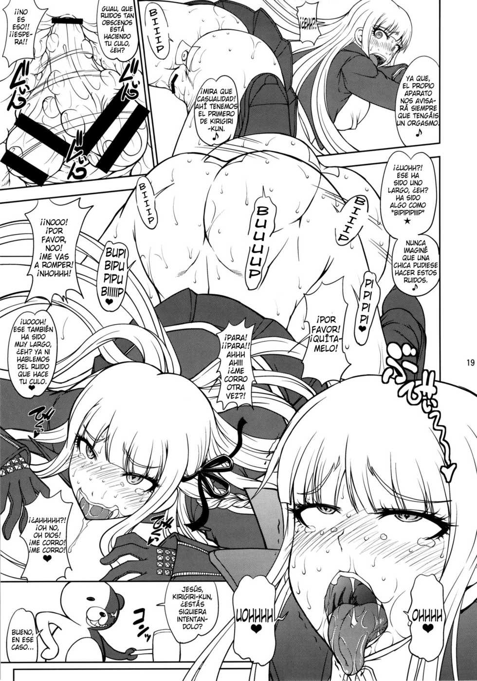 (C90) [Majimadou (Matou)] Zettai Zetsubou Chou Zecchou Gakkyuu-kai + Paper (Danganronpa) [Spanish] [Thrommer] - Page 18
