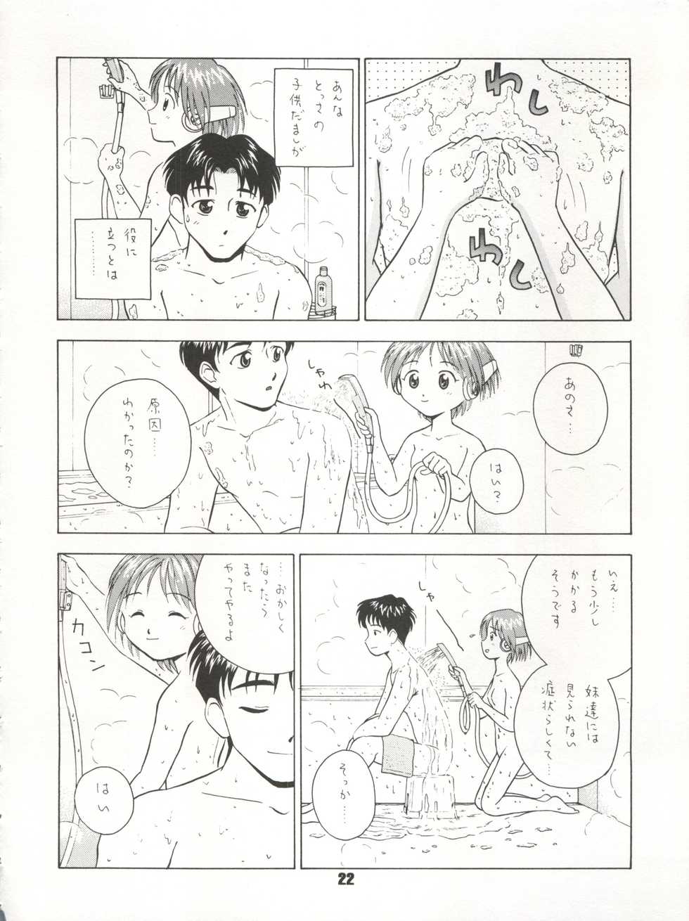 (CR25) [Tenny Le Tai, Kemigawa Doubutsu Byouin (R-Koga, Efink, Kona)] Nadenade Shite Kudasai (To Heart) - Page 22