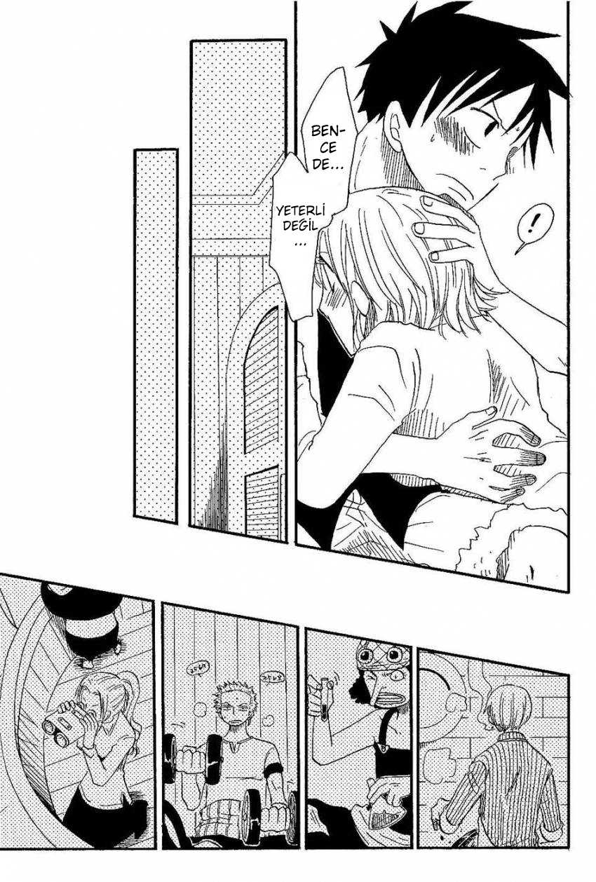 [CHANNEL KING (Fujisaki Kazuko)] Dakishimetara Kiss o Shiyou. (One Piece) [Turkish] [ELPSYCONGROO] [Incomplete] - Page 18