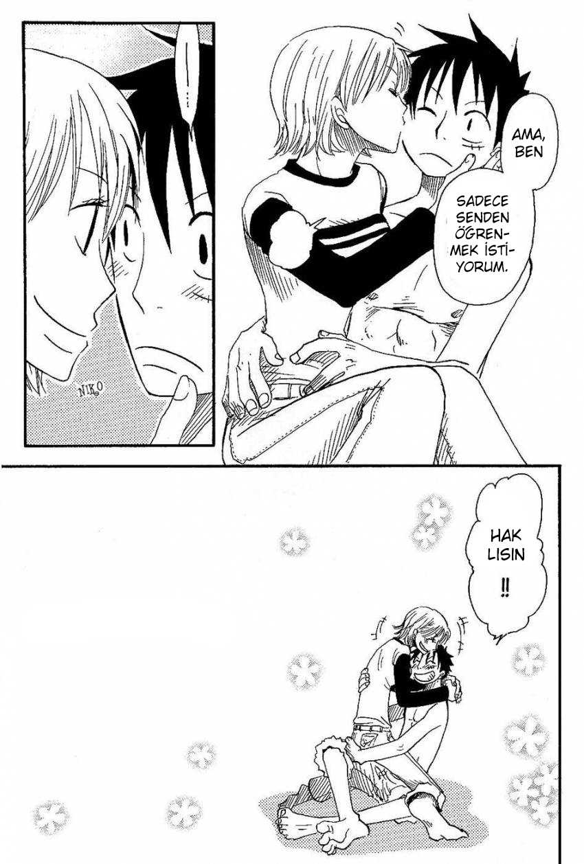 [CHANNEL KING (Fujisaki Kazuko)] Dakishimetara Kiss o Shiyou. (One Piece) [Turkish] [ELPSYCONGROO] [Incomplete] - Page 32