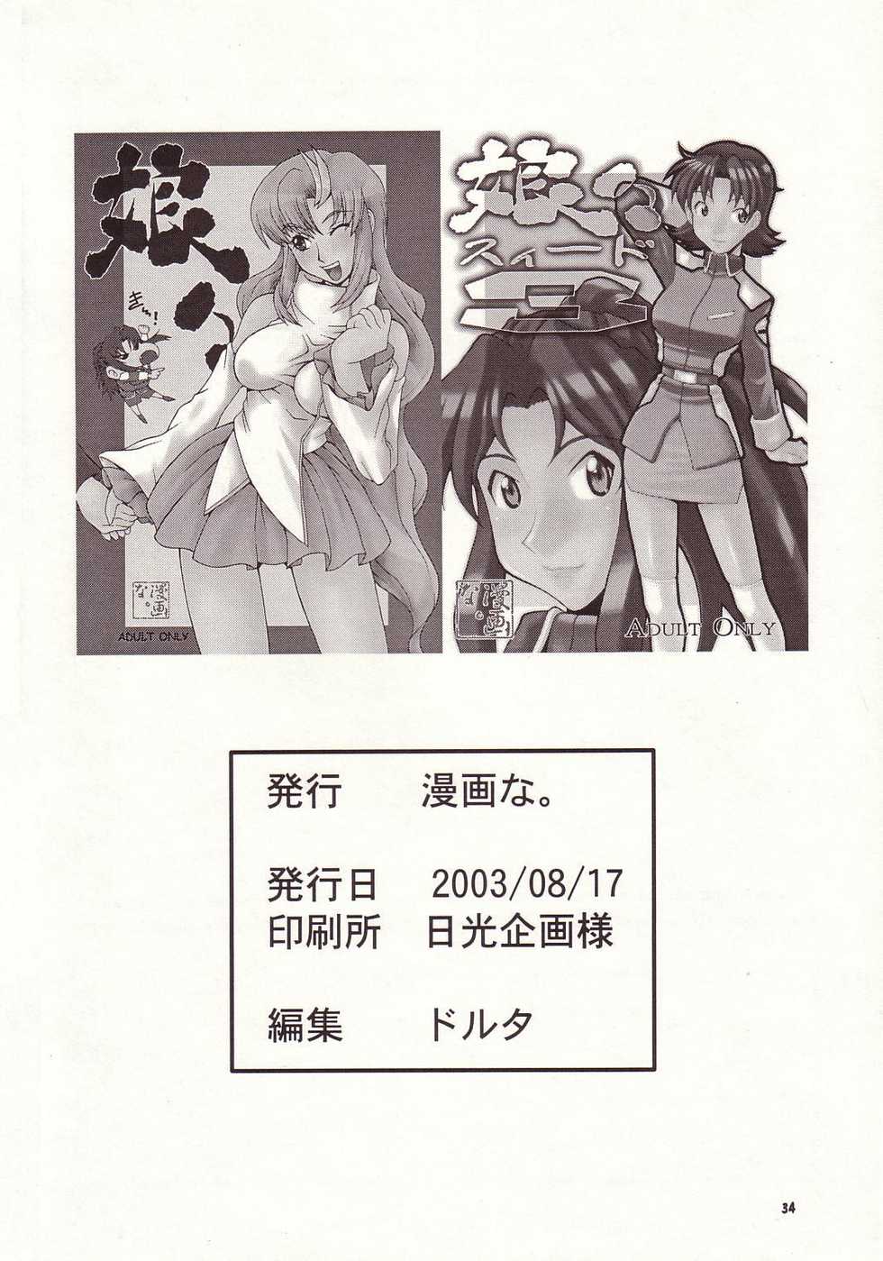 (C64) [MANGANA (Doluta, Nishimo)] Nyan Nyan Seed 3 (Gundam Seed) - Page 33