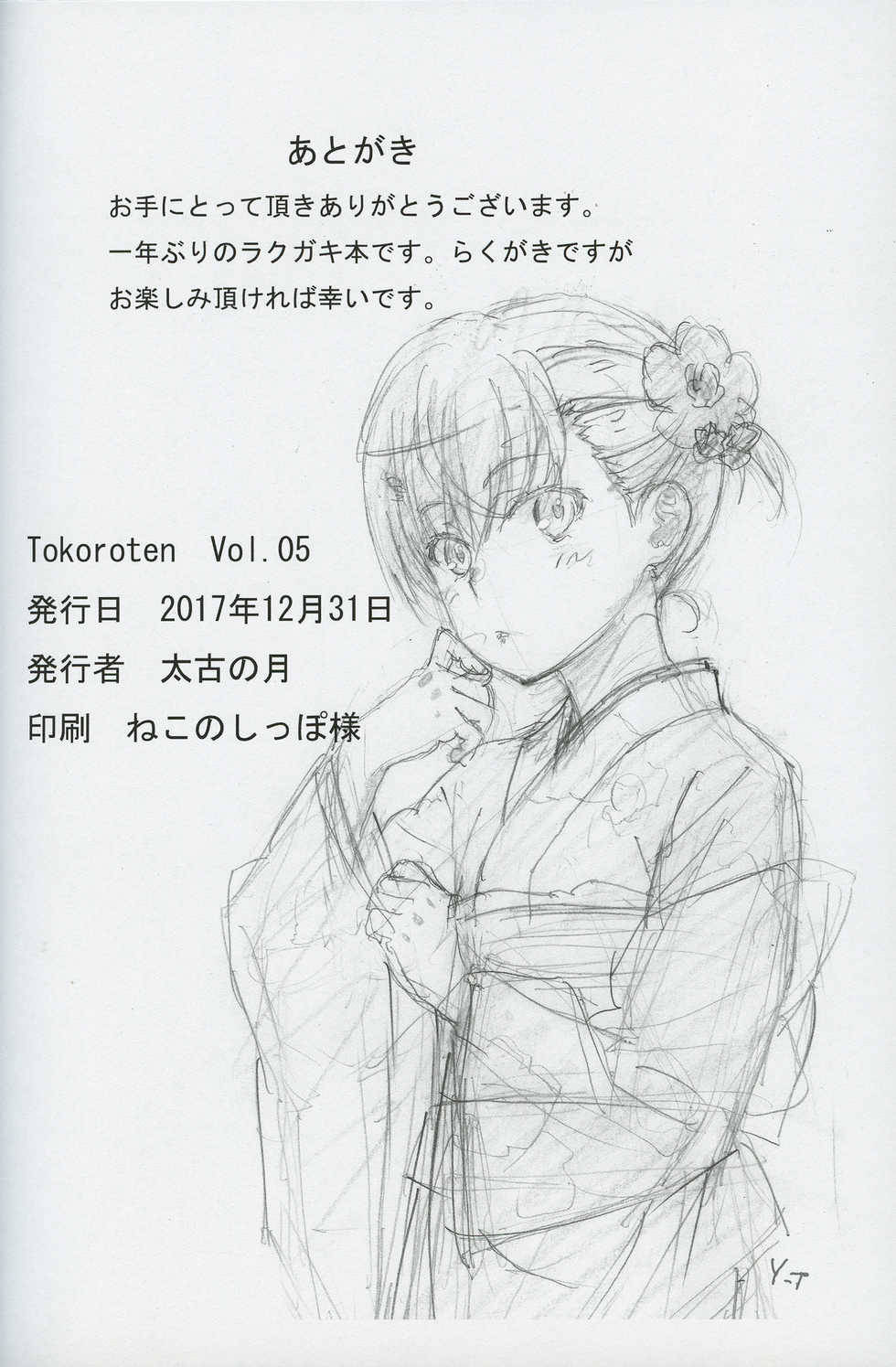 (C93) [Taiko no Tsuki (Tanaka Yuuichi)] Tokoroten Vol. 05 (Toaru Kagaku no Railgun) - Page 21