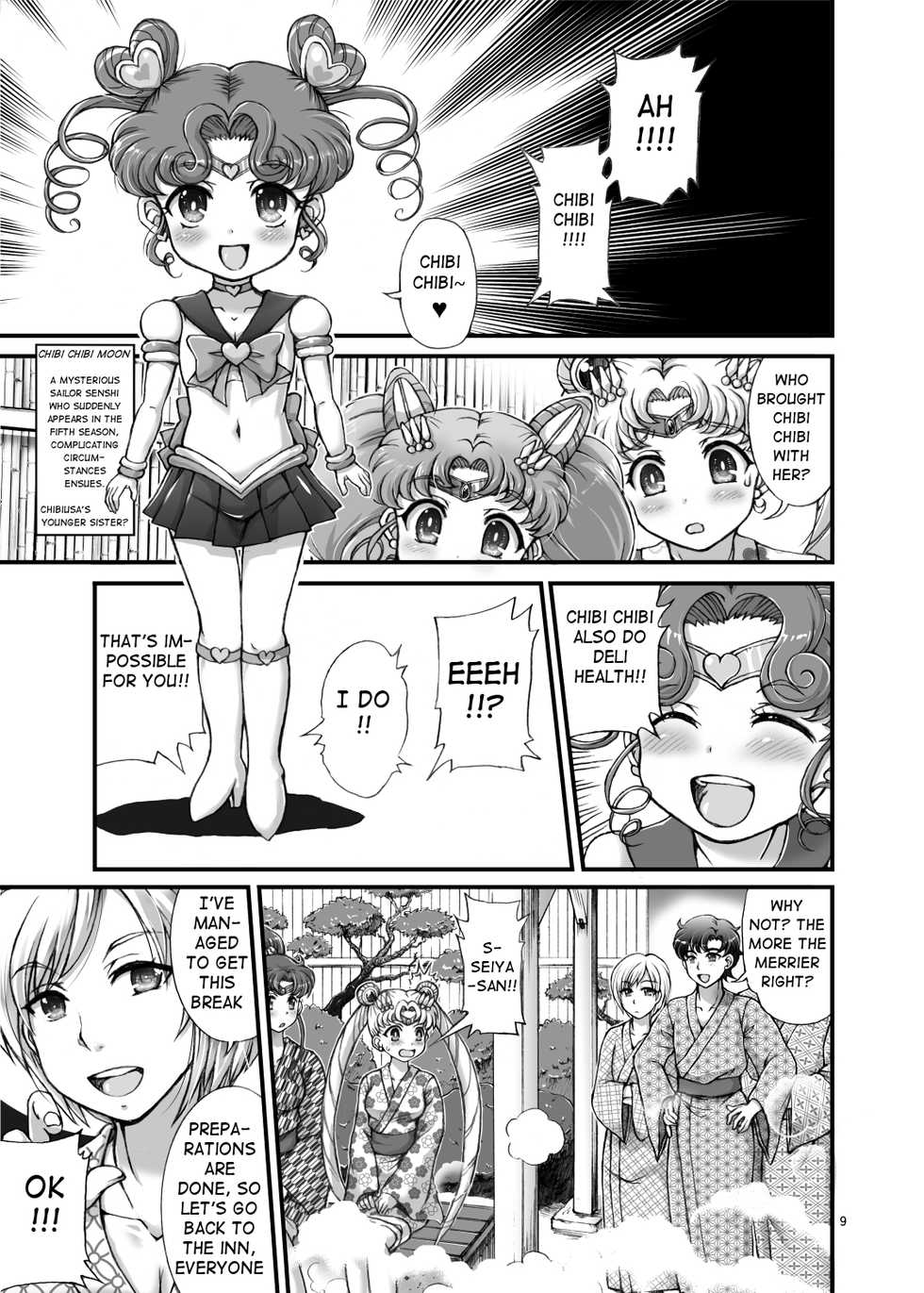 [Oboro & Tempo Gensui Dou (Tempo Gensui)] Sailor Delivery Health AS ~Shuujin Kanshi no Yu Hen~ (Bishoujo Senshi Sailor Moon) [English] [Q91] [Digital] - Page 9