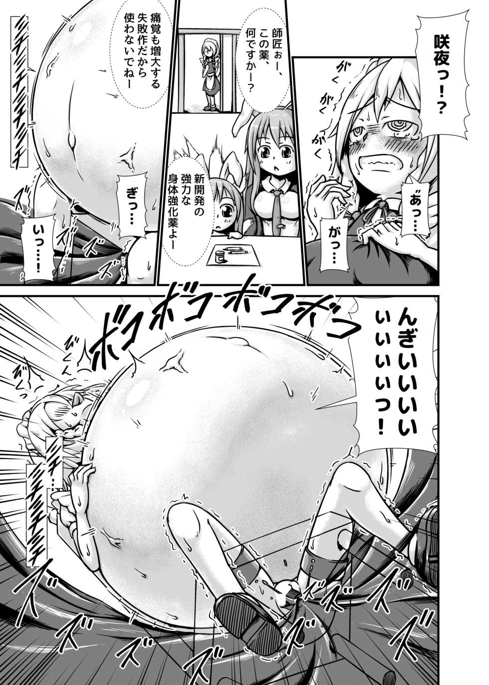 [Nanashi Inflation (binf)] Sakuya-san ga Ojousama no Tame ni Boufuku o Ukeireru Hon ~Haretsu Hen~ (Touhou Project) [Digital] - Page 13