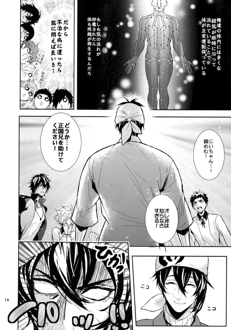 (C88) [Fuerzabruta (ZawarC)] TOKKUN! TOKKUN! (Touken Ranbu) - Page 13