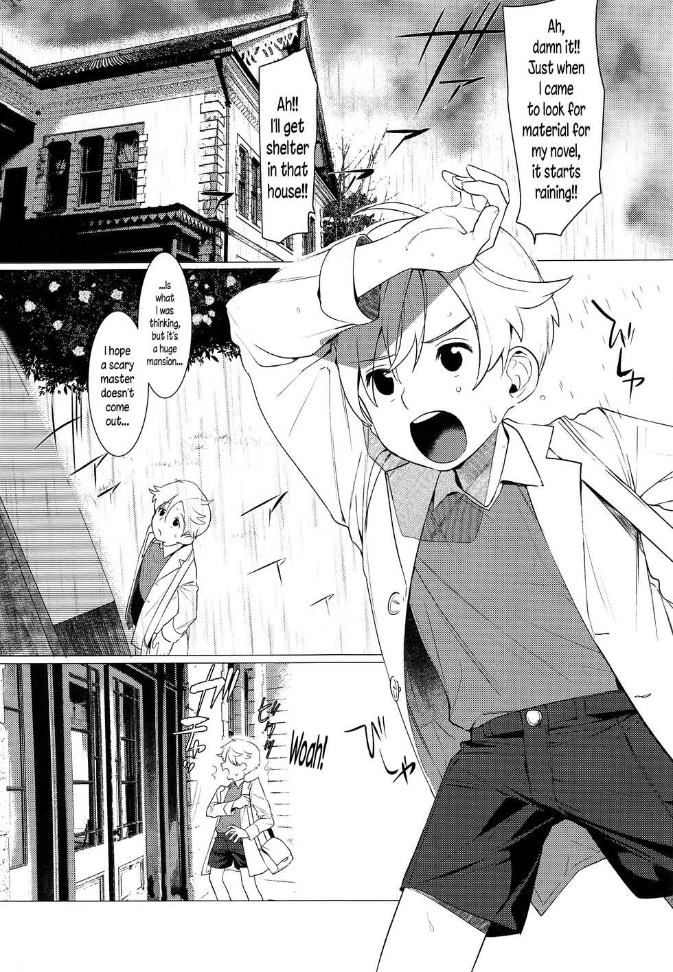 (ShotaFes) [SERVICE BOY (Hontoku)] Kachiku Onzoushi [English] [N04h] - Page 2