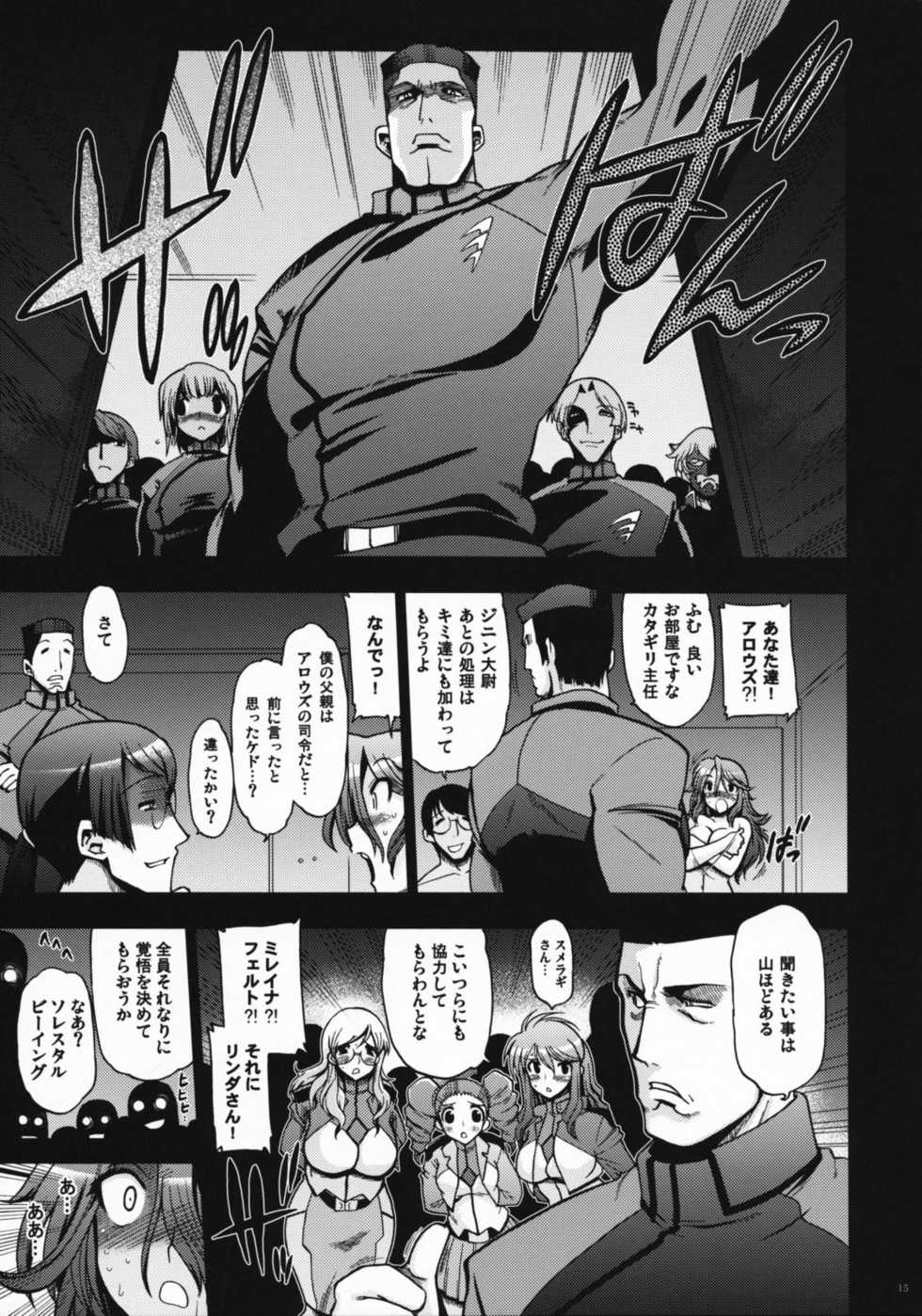 (C75)[Matsumoto Drill Kenkyuujo] Korega Sekai no Hizumida (Mobile Suit Gundam 00) - Page 14