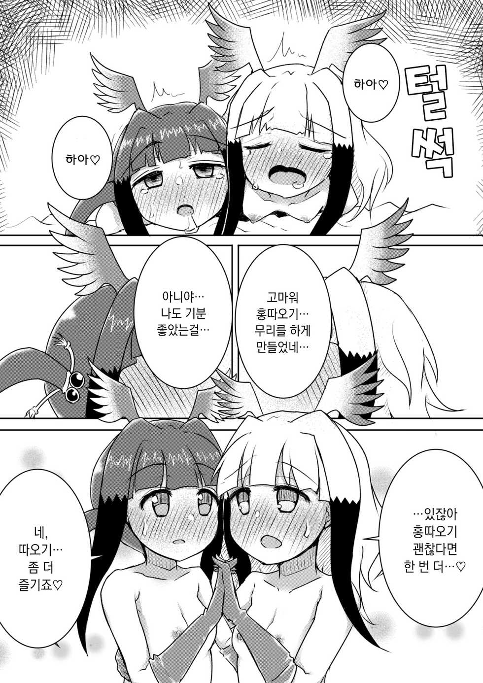 [Suizen no Mimi] Toki x Shoujou Toki Manga | 따오기×홍따오기 (Kemono Friends) [Korean] - Page 21