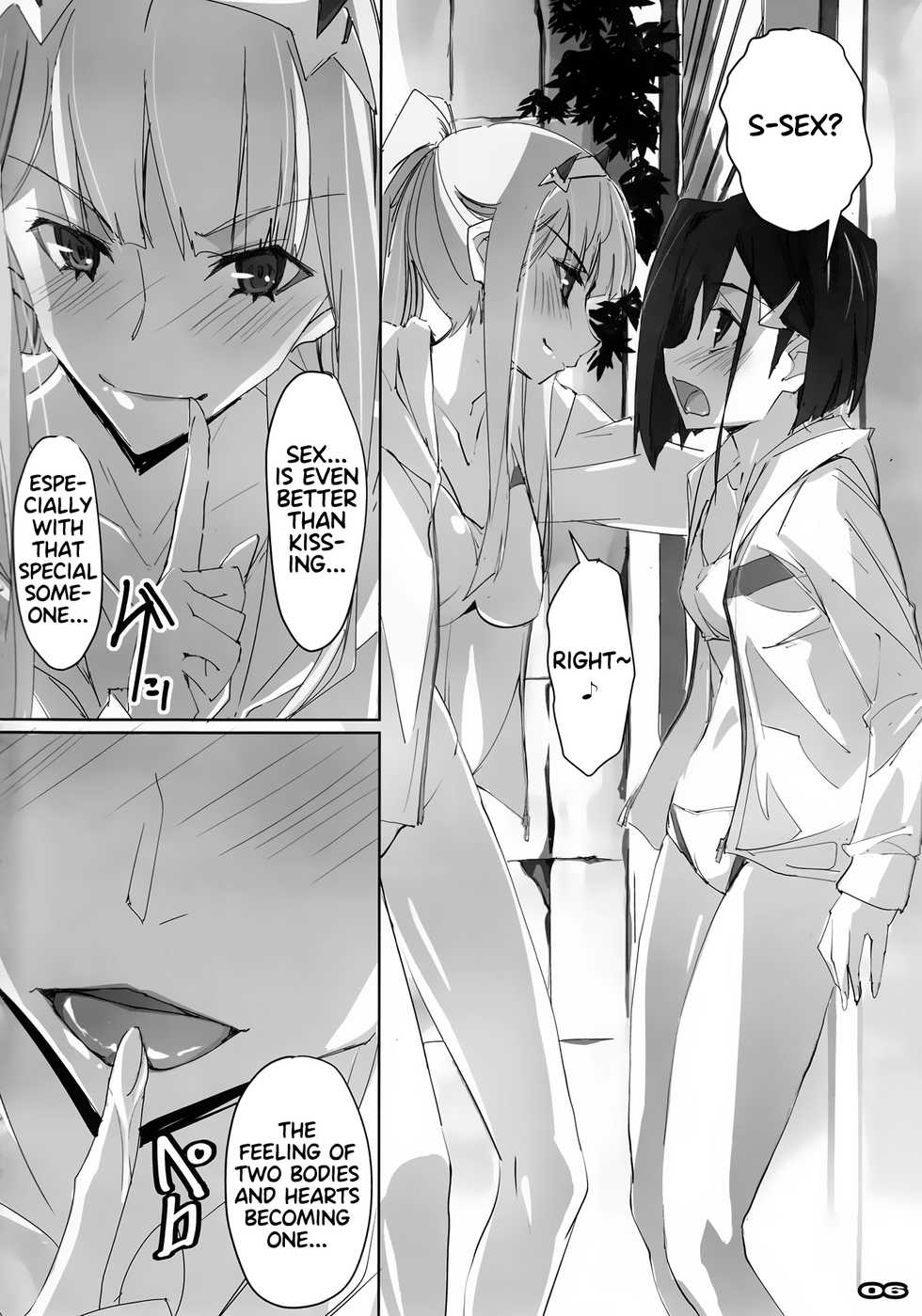 (COMIC1☆13) [RYU-SEKI-DO (Nagare Hyo-go)] Strawberry Condensed Milk (DARLING in the FRANXX) [English] [Wolfish] - Page 5