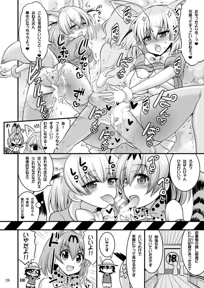 [Hasemi box (Hasemi Ryo)] Motto Seiteki! Pakupaku Friends! (Kemono Friends) [Digital] - Page 25