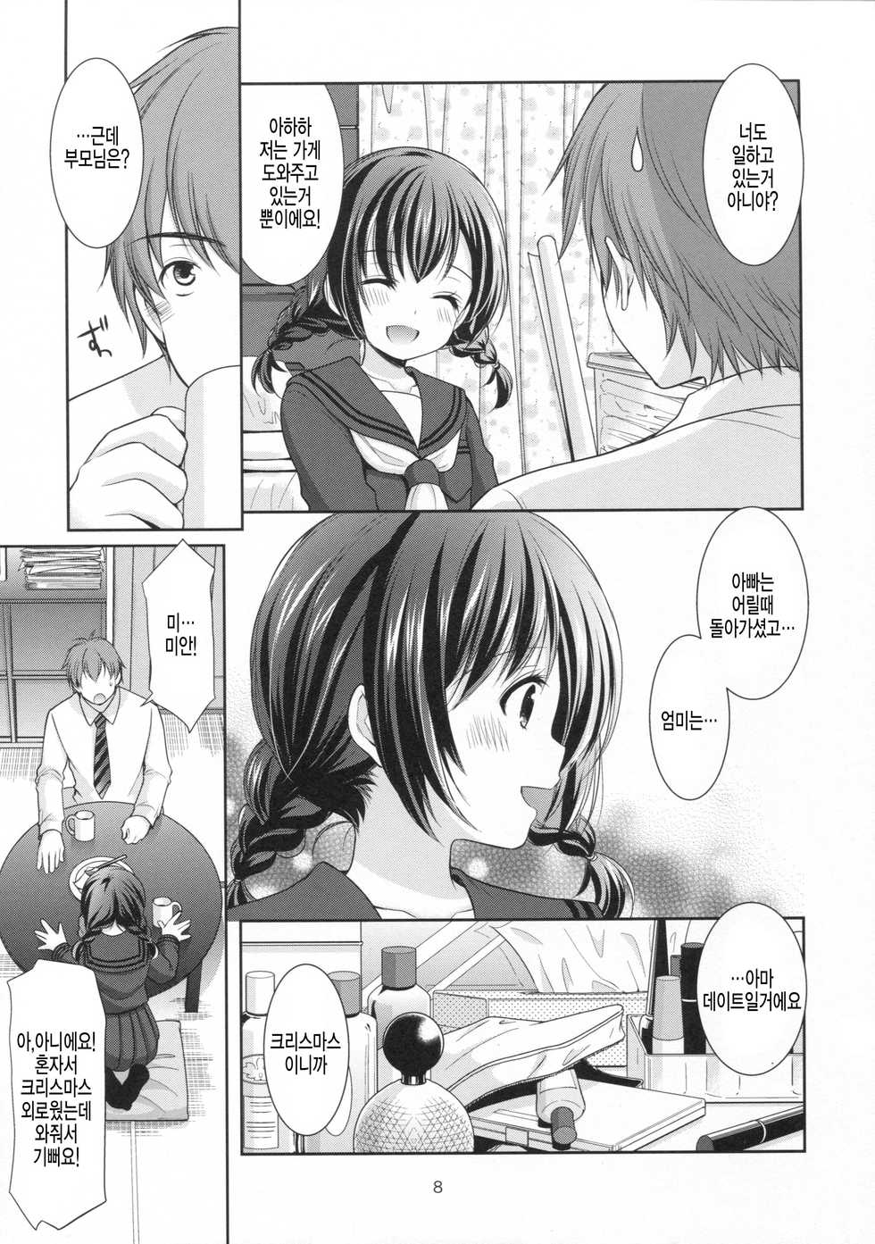 (SC2016 Autumn) [Imomuya Honpo - Singleton (Azuma Yuki)] Yougashiten no Amai Yuuwaku [Korean] [팀 아동복지부] - Page 8