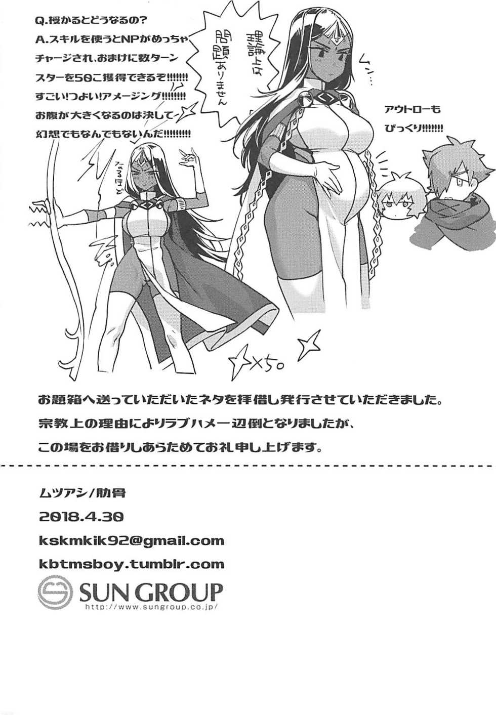 (COMIC1☆13) [Mutsuashi (Rokkotsu)] Sazukari no Eiyuu wa Hodokosarenai!! (Fate/Grand Order) - Page 29