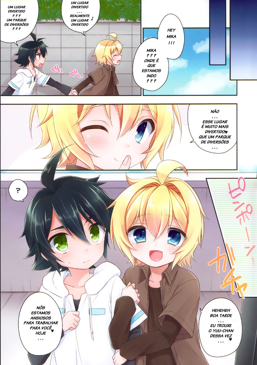 (C88) [Acoram, R*kaffy (Aichi Shiho)] Delivery Seraph (Owari no Seraph) [Portuguese-BR] [LIANEF] - Page 14