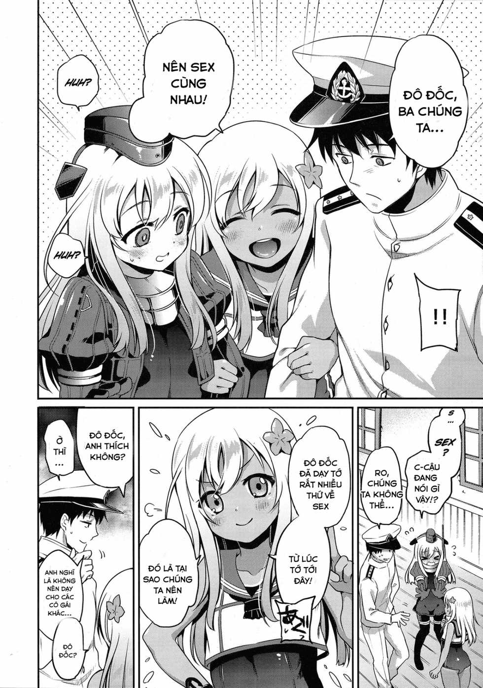 (C90) [K+W (sasachinn)] RO-chan ga U-ni oshiete ageru desutte! (Kantai Collection -KanColle-) [Vietnamese Tiếng Việt] [Góc Hentai] - Page 7